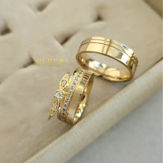 Combo Alianças de Moedas Antigas São José dos Campos + Anel Verona