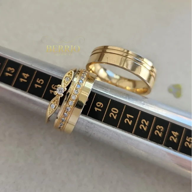 Combo Alianças de Moedas Antigas São José dos Campos + Anel Verona