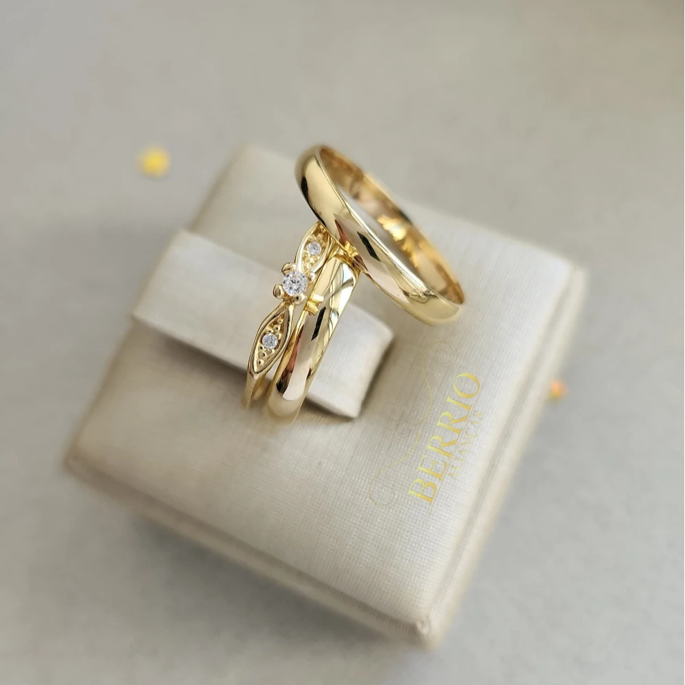 Combo Alianças de Moedas Antigas em Cascavel com Anel Solitário Nova Odessa