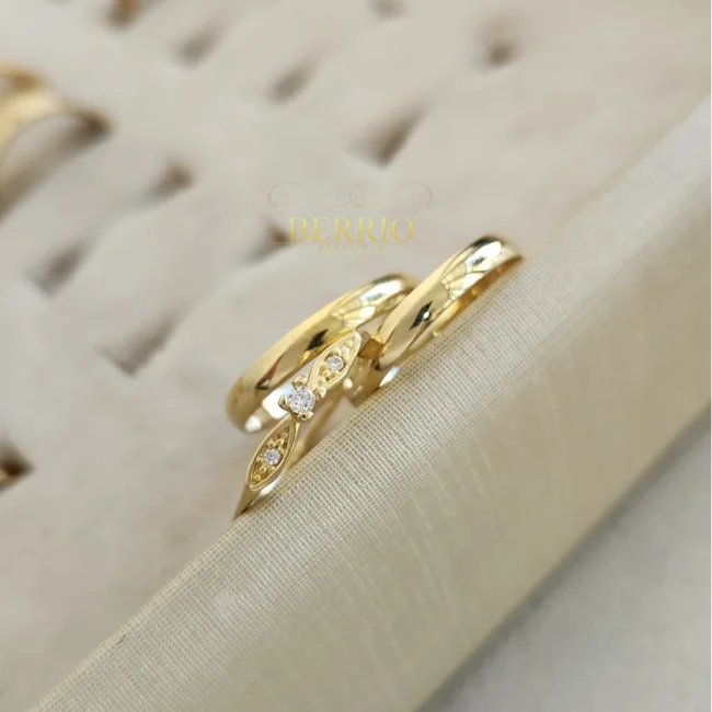 Combo Alianças de Moedas Antigas em Cascavel com Anel Solitário Nova Odessa