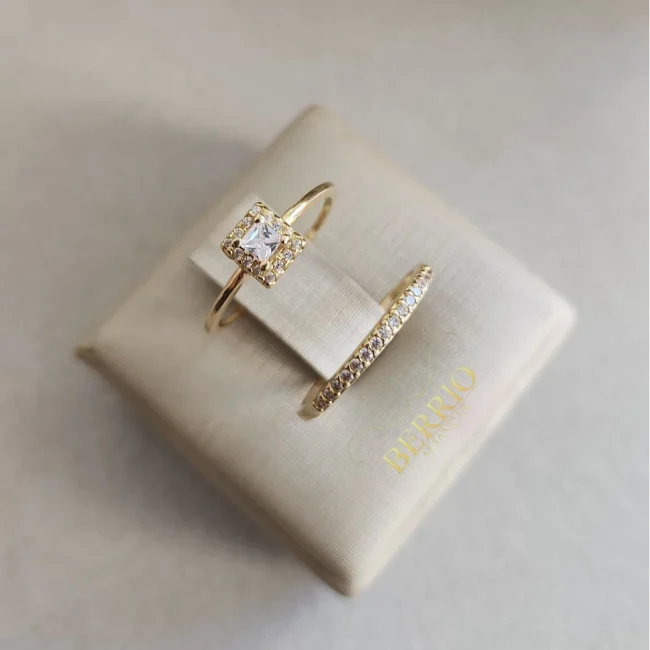 Combo Anel Capadócia com Aparador Cravejado